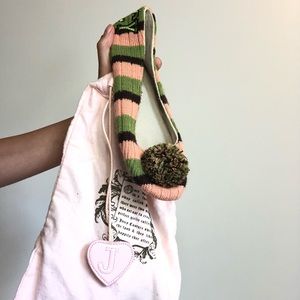 Juicy Couture Pom Pom Slipper Deadstock